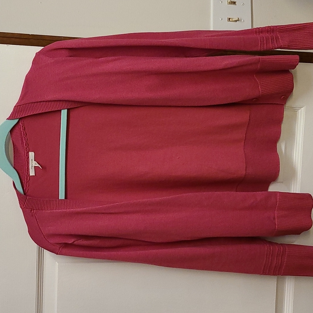 Pink cardigan